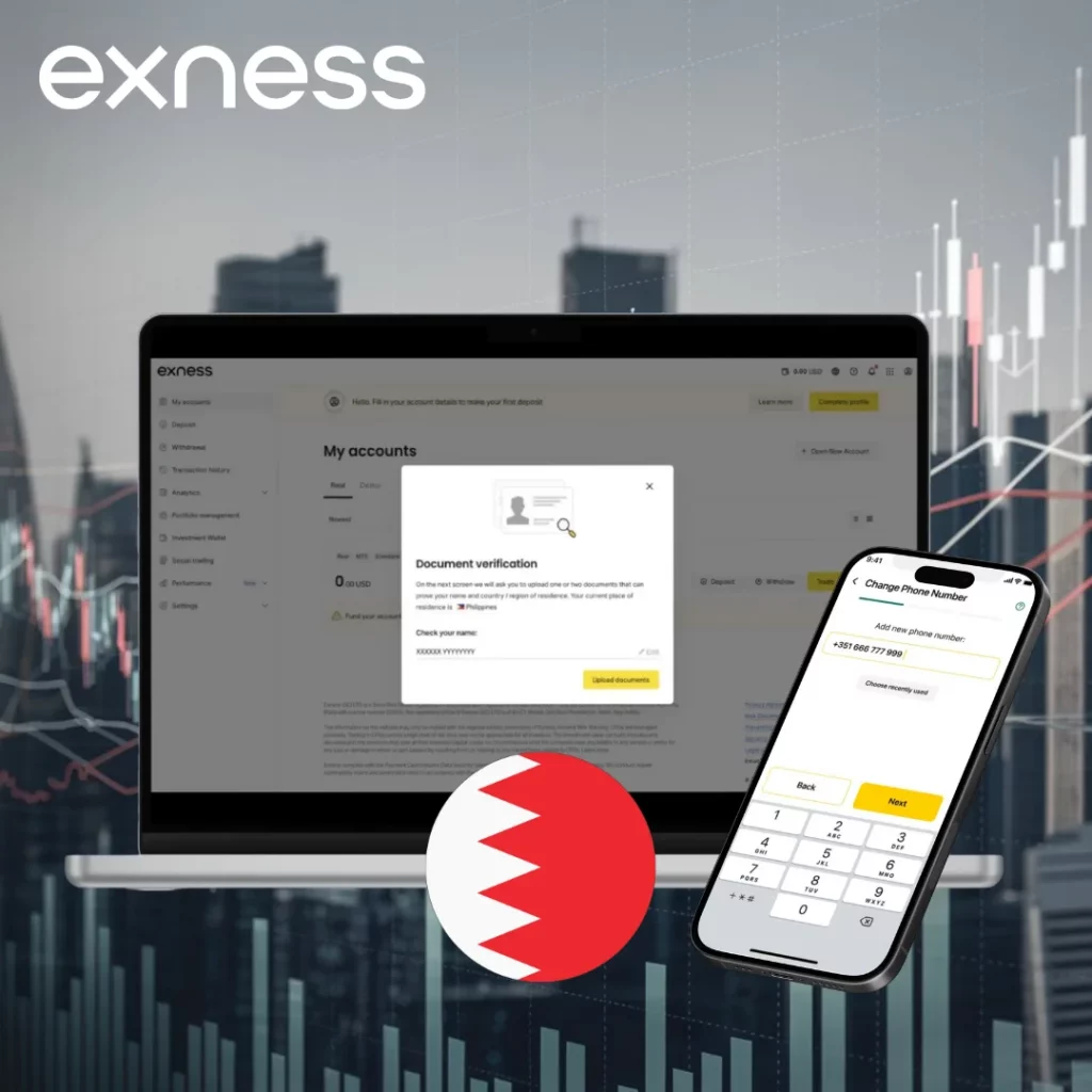 Exness Minimum Deposit in Bahrain