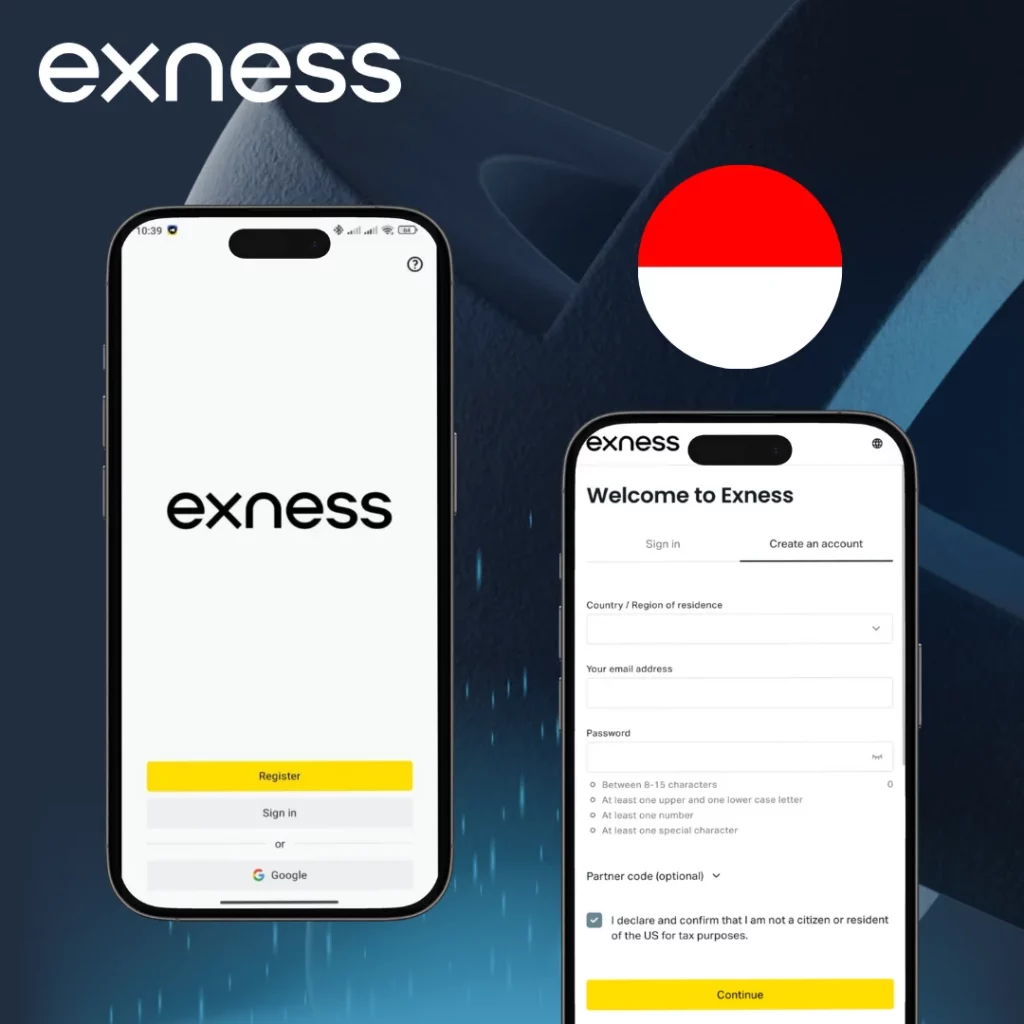 How to Register on Exness from Indonesia?