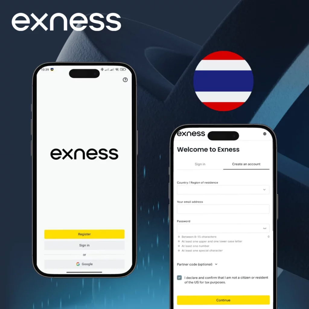 How to Register on Exness from Thailand?